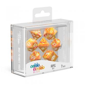 Oakie Doakie Dice Würfel RPG-Set Gemidice - Sunstone 7 Stück